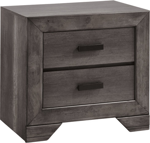Nathan Grey Nightstand - WCC Furniture & Mattress Center Lafayette & Lake Charles