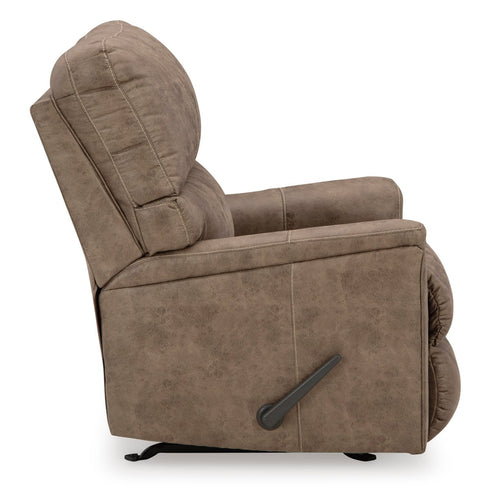 Navi Fossil Rocker Recliner - WCC Furniture & Mattress Center Lafayette & Lake Charles