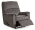 Nerviano Gray Zero Wall Recliner - WCC Furniture & Mattress Center Lafayette & Lake Charles