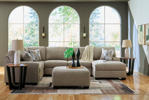 Newellen Hemp RAF Chaise Sectional - WCC Furniture & Mattress Center Lafayette & Lake Charles