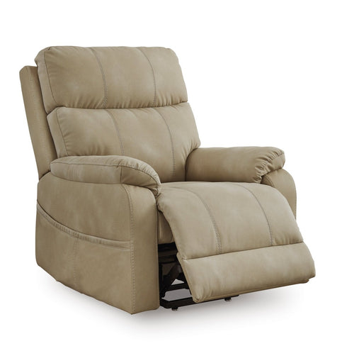 Next - Gen Durapella Sand Power Lift Recliner - WCC Furniture & Mattress Center Lafayette & Lake Charles