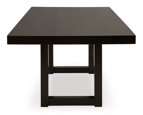 Neymorton Dark Grayish Brown 7 Piece Dining Set - WCC Furniture & Mattress Center Lafayette & Lake Charles