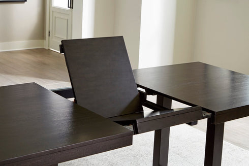 Neymorton Dark Grayish Brown 7 Piece Dining Set - WCC Furniture & Mattress Center Lafayette & Lake Charles