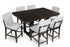 Neymorton Dark Grayish Brown 7 Piece Dining Set - WCC Furniture & Mattress Center Lafayette & Lake Charles