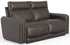 Nico Walnut Power Reclining Loveseat - WCC Furniture & Mattress Center Lafayette & Lake Charles