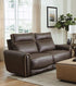 Nico Walnut Power Reclining Loveseat - WCC Furniture & Mattress Center Lafayette & Lake Charles