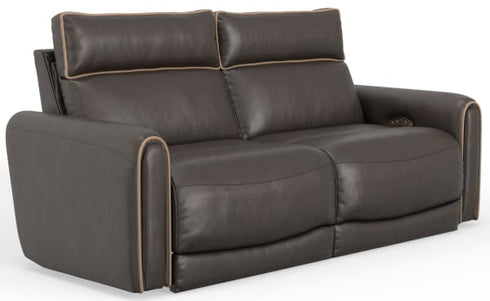 Nico Walnut Power Reclining Sofa - WCC Furniture & Mattress Center Lafayette & Lake Charles