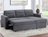 Noah Flippable Convertible Storage Gray Sofa Sleeper - WCC Furniture & Mattress Center Lafayette & Lake Charles