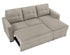 Noah Flippable Convertible Storage Tan Sofa Sleeper - WCC Furniture & Mattress Center Lafayette & Lake Charles