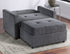 Noah Grey Chair w/Twin Sleeper - WCC Furniture & Mattress Center Lafayette & Lake Charles