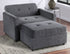 Noah Grey Chair w/Twin Sleeper - WCC Furniture & Mattress Center Lafayette & Lake Charles