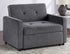 Noah Grey Chair w/Twin Sleeper - WCC Furniture & Mattress Center Lafayette & Lake Charles