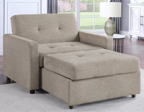 Noah Tan Chair w/Twin Sleeper - WCC Furniture & Mattress Center Lafayette & Lake Charles