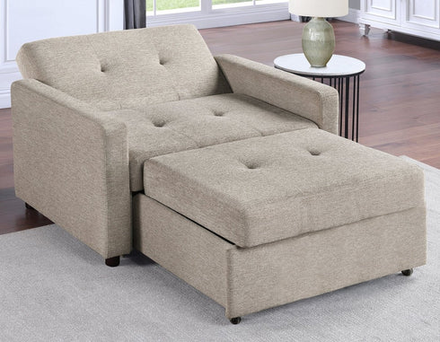Noah Tan Chair w/Twin Sleeper - WCC Furniture & Mattress Center Lafayette & Lake Charles