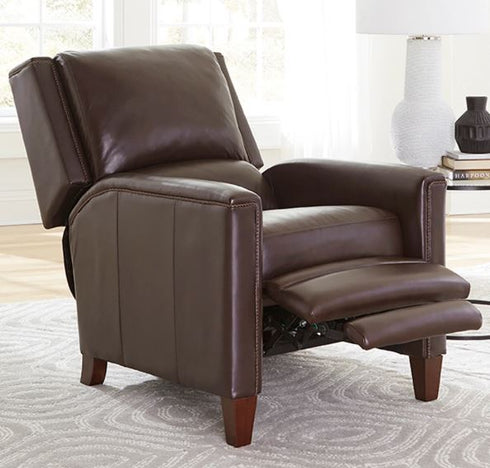 Noble Espresso Manual Pushback Recliner - WCC Furniture & Mattress Center Lafayette & Lake Charles
