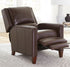 Noble Espresso Manual Pushback Recliner - WCC Furniture & Mattress Center Lafayette & Lake Charles
