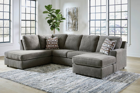 O'Phannon Putty LAF Double Chaise Sectional - WCC Furniture & Mattress Center Lafayette & Lake Charles