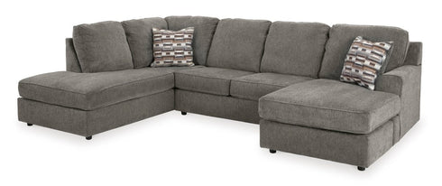 O'Phannon Putty LAF Double Chaise Sectional - WCC Furniture & Mattress Center Lafayette & Lake Charles