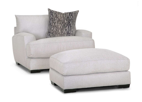 Oslo Linen Chair and a Half - WCC Furniture & Mattress Center Lafayette & Lake Charles