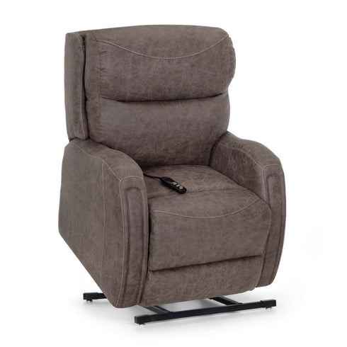 Oxford Boswell Dove Power Lift Recliner w/ Power Headrest & Lumbar - WCC Furniture & Mattress Center Lafayette & Lake Charles