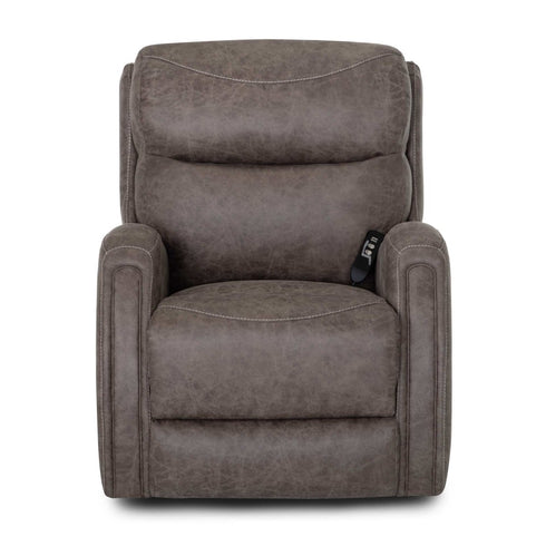 Oxford Boswell Dove Power Lift Recliner w/ Power Headrest & Lumbar - WCC Furniture & Mattress Center Lafayette & Lake Charles