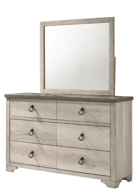 Patterson Queen Bed, Dresser & Mirror - WCC Furniture & Mattress Center Lafayette & Lake Charles