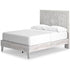 Paxberry White Wash Twin Panel Bed - WCC Furniture & Mattress Center Lafayette & Lake Charles