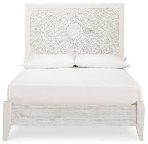 Paxberry Whitewash Twin Bed, Dresser & Mirror - WCC Furniture & Mattress Center Lafayette & Lake Charles