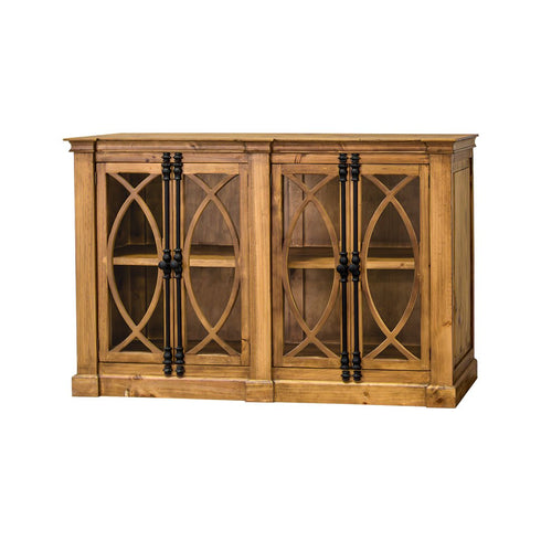 Pescara 4 Door Wheat Console - WCC Furniture & Mattress Center Lafayette & Lake Charles