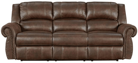 Pickett Walnut Reclining Sofa - WCC Furniture & Mattress Center Lafayette & Lake Charles