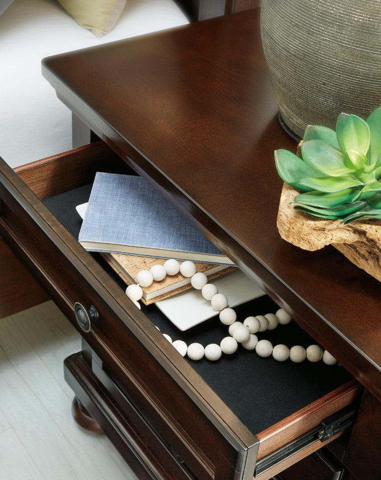 Porter Rustic Brown Nightstand