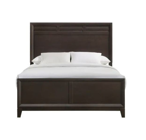 Beaumont Merlot Panel Bed