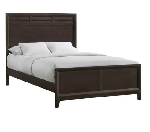 Beaumont Merlot Panel Bed
