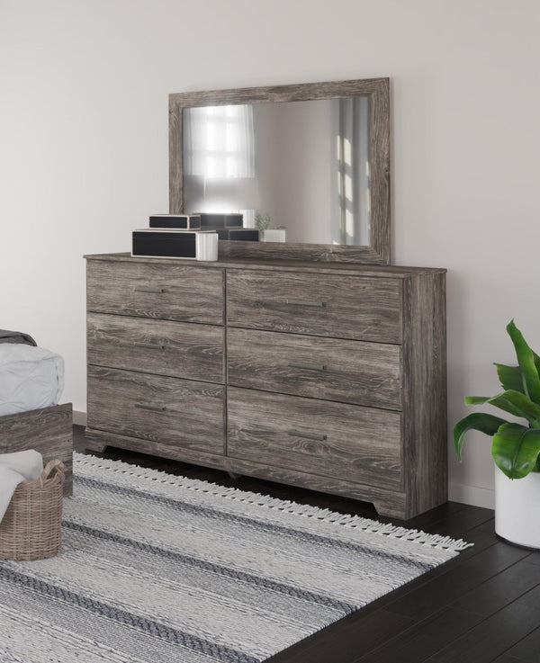 Ralinksi Gray Dresser & Mirror - WCC Furniture & Mattress Center Lafayette & Lake Charles