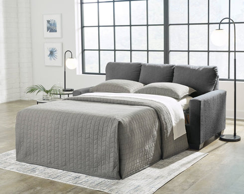 Rannis Pewter Full Sofa Sleeper - WCC Furniture & Mattress Center Lafayette & Lake Charles