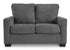 Rannis Pewter Twin Loveseat Sleeper - WCC Furniture & Mattress Center Lafayette & Lake Charles