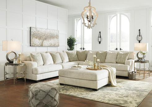 Rawcliffe Parchment 3 Piece Sectional - WCC Furniture & Mattress Center Lafayette & Lake Charles
