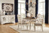 Realyn Chipped White 5 Piece Dining Set - WCC Furniture & Mattress Center Lafayette & Lake Charles