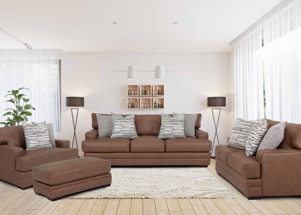 Regent Saddle Sofa & Loveseat