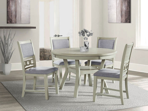 Amherst White 5 Piece Dining Set