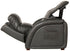 Reliever Gunmetal Power Lay Flat Recliner with Massage and Zero G Recline - WCC Furniture & Mattress Center Lafayette & Lake Charles