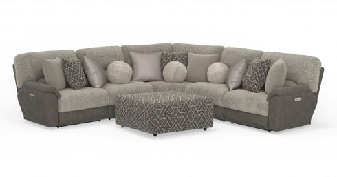 Rendezvous Umber Power Reclining Sectional - WCC Furniture & Mattress Center Lafayette & Lake Charles