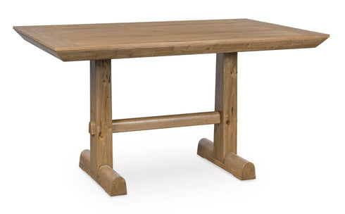 Ridgester Light Brown 7 Piece Counter Height Dining Set - WCC Furniture & Mattress Center Lafayette & Lake Charles