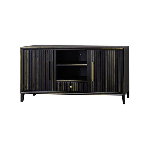 Riley 65" Golden Black TV Stand Console - WCC Furniture & Mattress Center Lafayette & Lake Charles