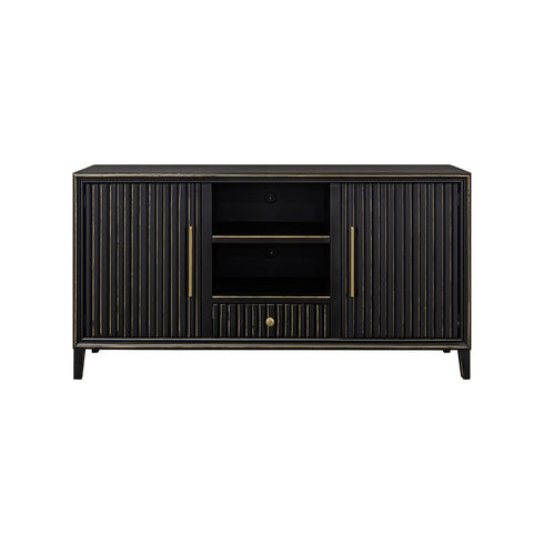 Riley 65" Golden Black TV Stand Console - WCC Furniture & Mattress Center Lafayette & Lake Charles