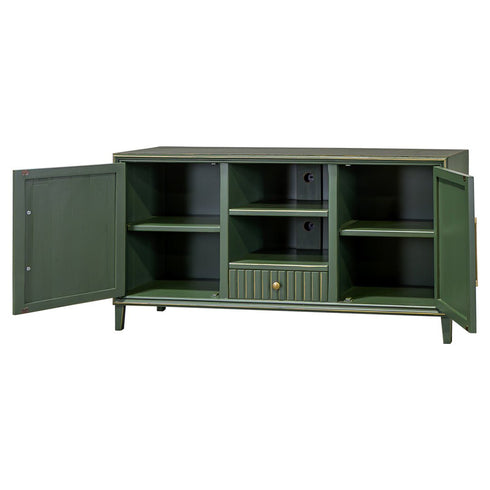 Riley 65" Golden Green TV Stand Console - WCC Furniture & Mattress Center Lafayette & Lake Charles