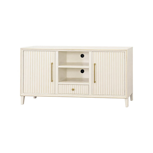 Riley 65" Golden White TV Stand Console - WCC Furniture & Mattress Center Lafayette & Lake Charles