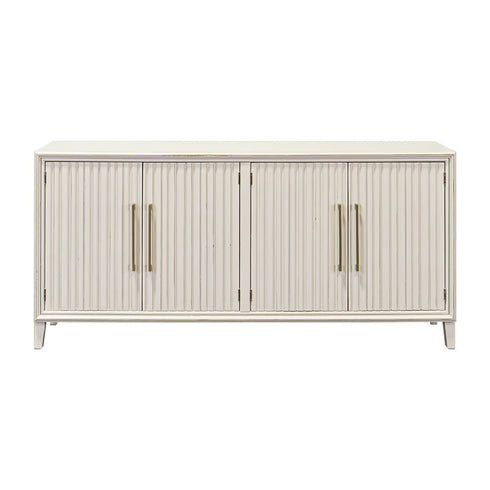 Riley 72" Golden White Console Cabinet - WCC Furniture & Mattress Center Lafayette & Lake Charles