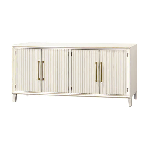 Riley 72" Golden White Console Cabinet - WCC Furniture & Mattress Center Lafayette & Lake Charles