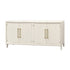 Riley 72" Golden White Console Cabinet - WCC Furniture & Mattress Center Lafayette & Lake Charles